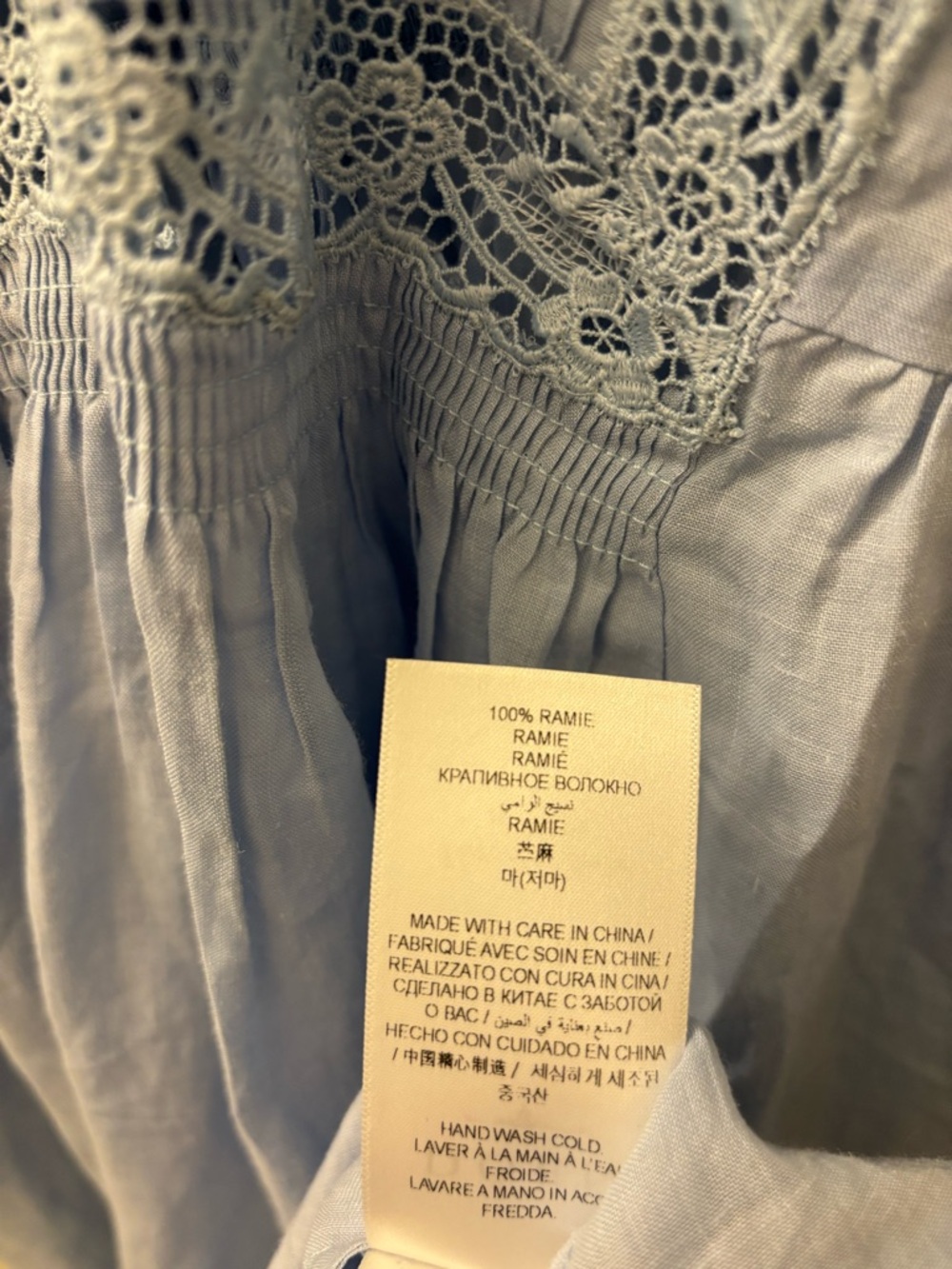 Doen Victoria Dress in Ice Blue - Picture 9 of 9